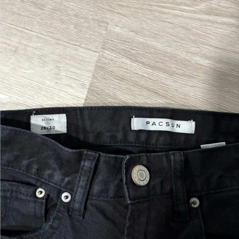 Men’s Pacsun Black Distressed Skinny Jeans